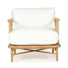 White & Natural Ocea Armchair